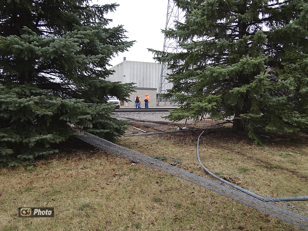Truck crashes through fence into Zonta Park. More CSi Pixs at Facebook