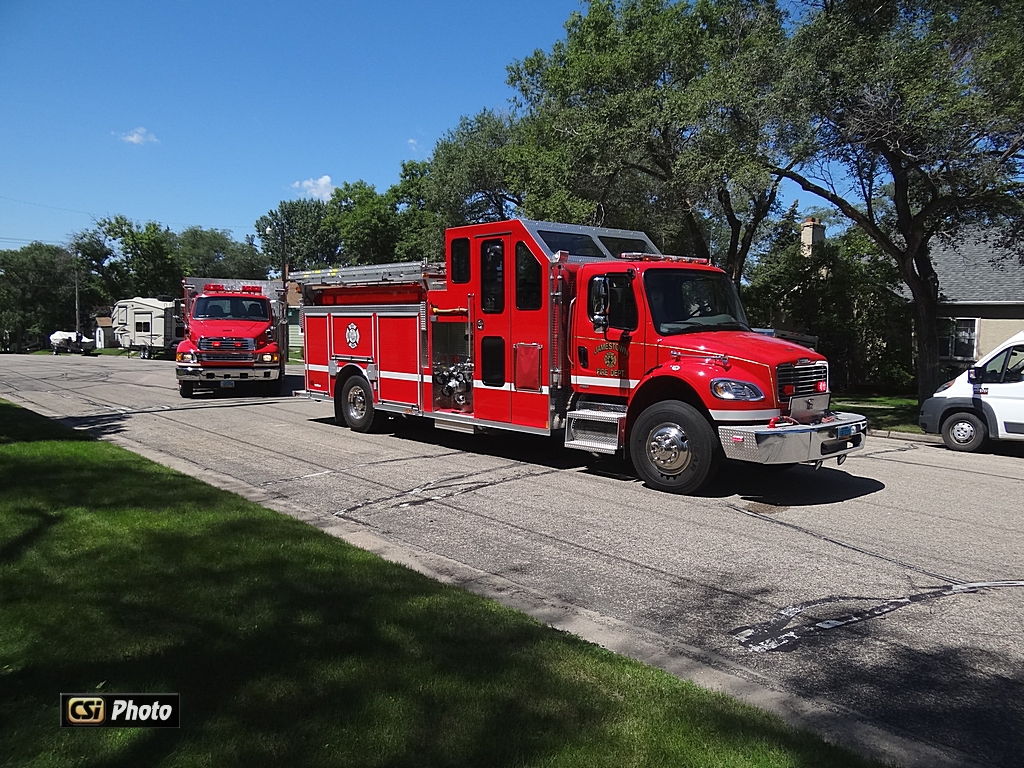 Gas Leak in SE Jamestown    CSi photo