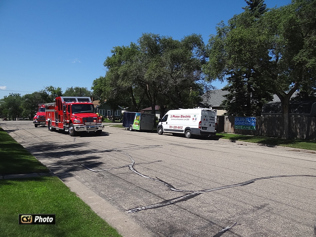 Gas Leak in SE Jamestown    CSi photo