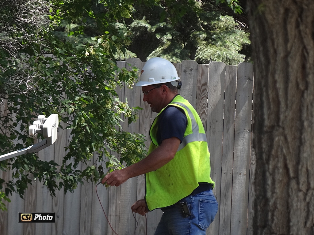 Gas Leak in SE Jamestown    CSi photo