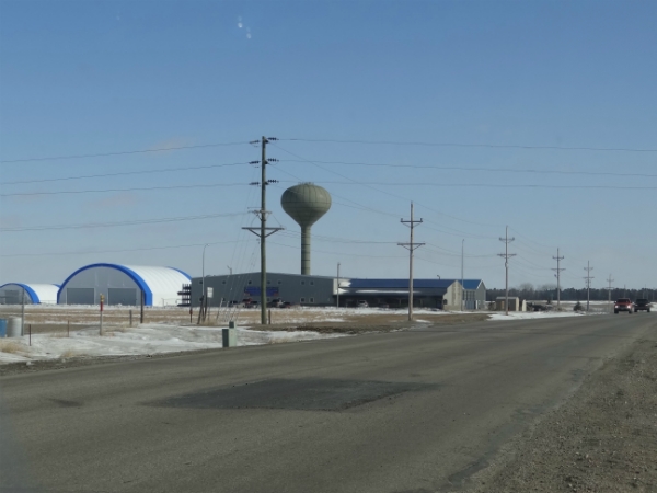 From corner Hwy 281 & 34 St  .37 mile