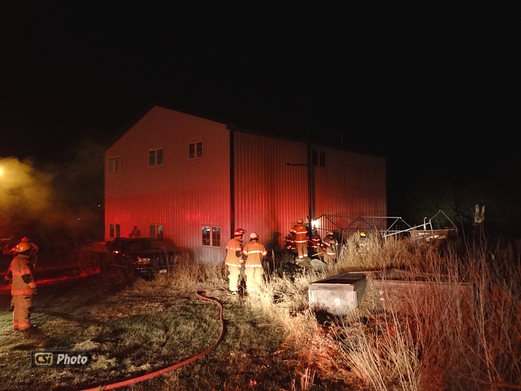 Shop fire NW Jamestown   CSi photo