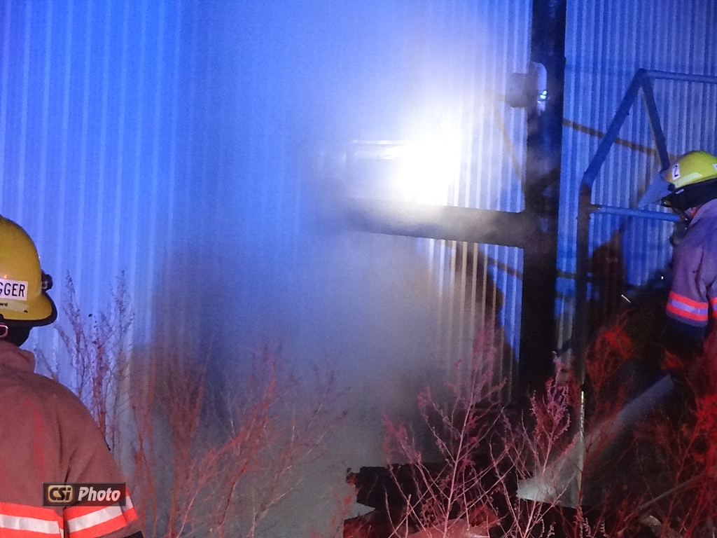 Shop fire NW Jamestown   CSi photo