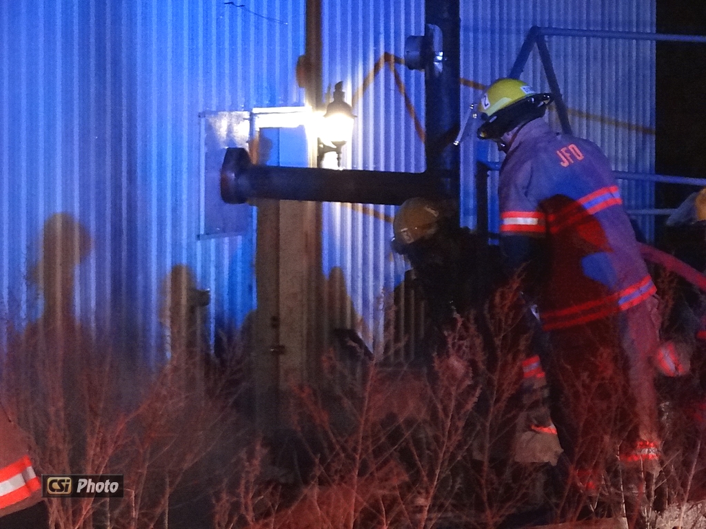 Shop fire NW Jamestown   CSi photo