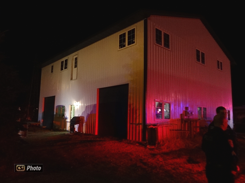 Shop fire NW Jamestown   CSi photo