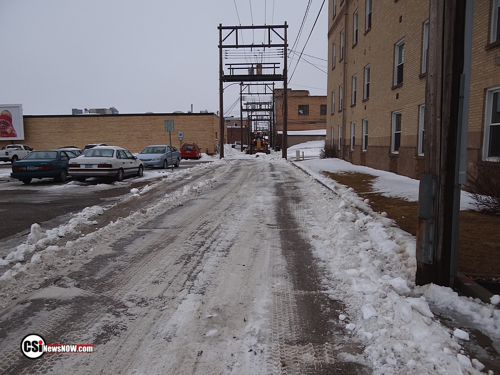 Alley Clean Up Downtown Jamestown        CSi photo