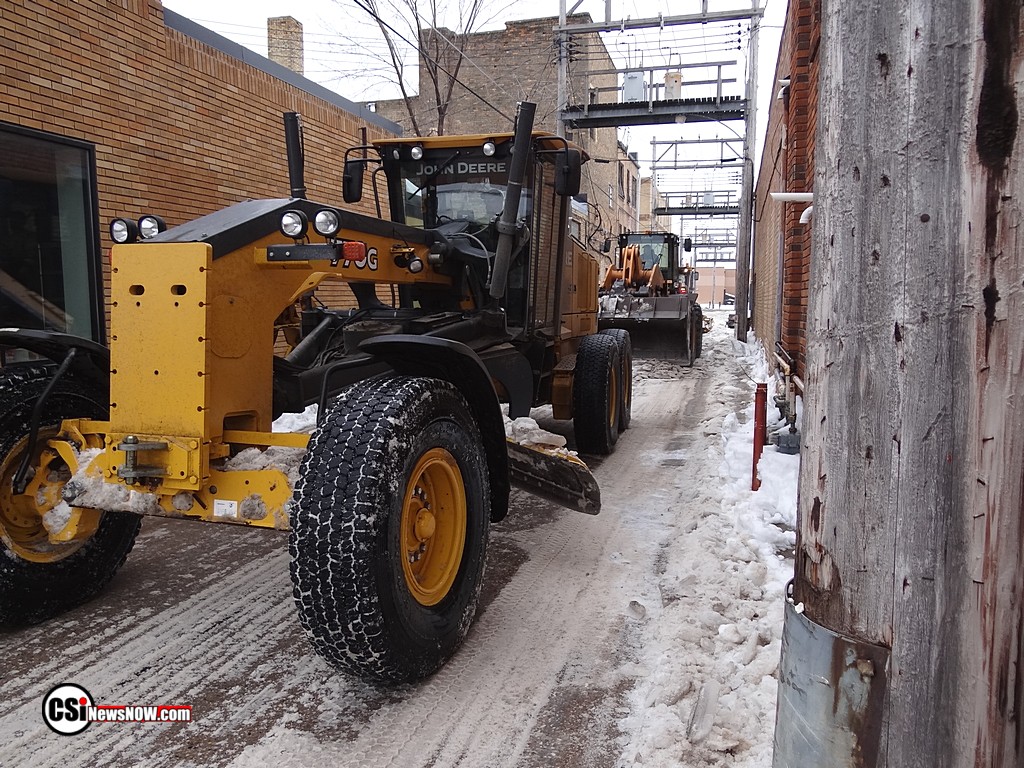 Alley Clean Up Downtown Jamestown        CSi photo