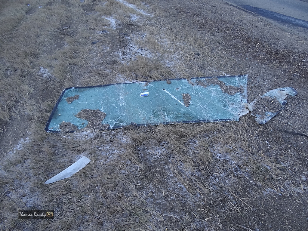 High Winds Blow Semi off Bypass         CSiphoto