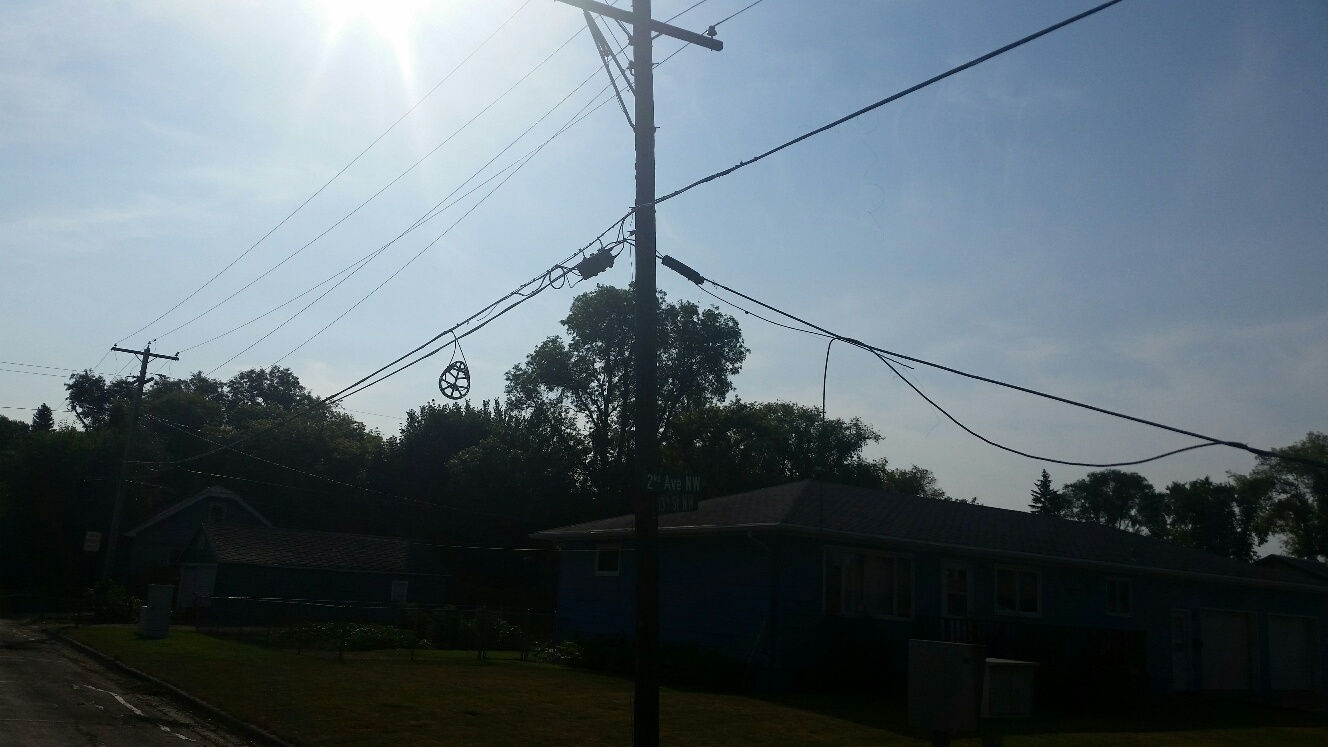 CenturyLink line torn down by sewer truck - CSi photos