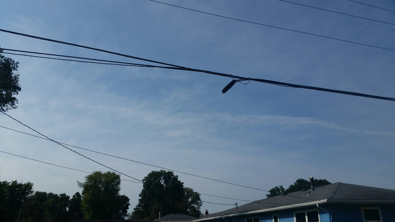 CenturyLink line torn down by sewer truck - CSi photos