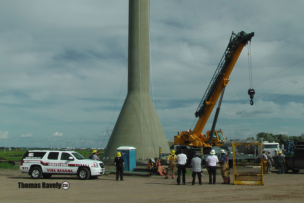 Water tower rescue June 25, 2015 Jamestown, ND  - CSi Photo