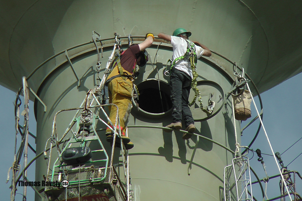 Water tower rescue June 25, 2015 Jamestown, ND  - CSi Photo