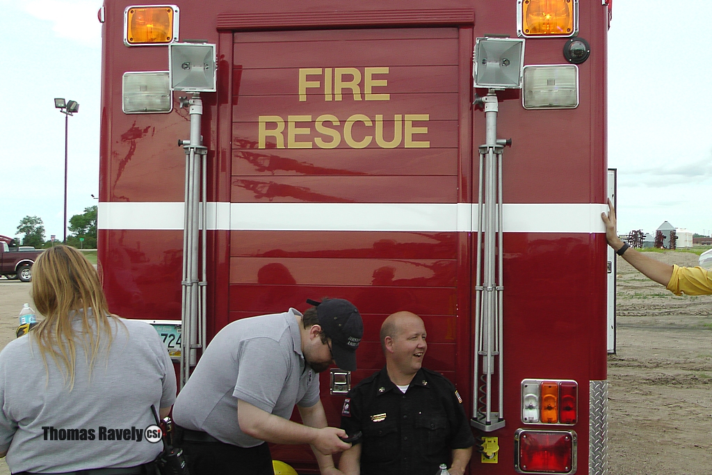 Water tower rescue June 25, 2015 Jamestown, ND  - CSi Photo