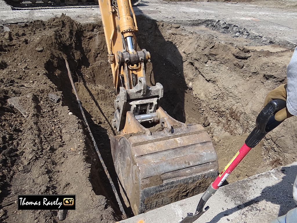 Utility Work 6th Ave NE 200 block          CSi photo